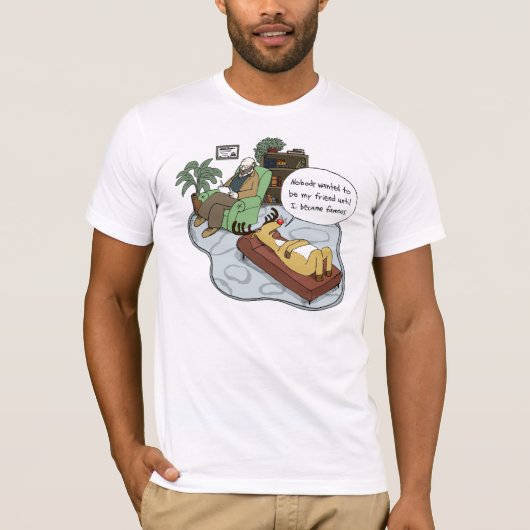 in therapie t-shirt (Voorkant)