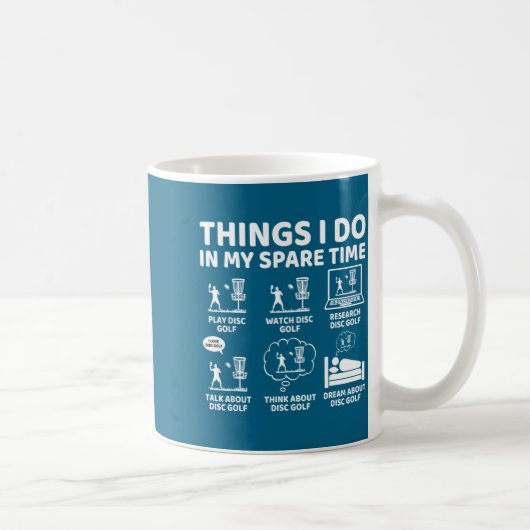 In Things Spare Time Disc Golf Koffiemok (Rechts)
