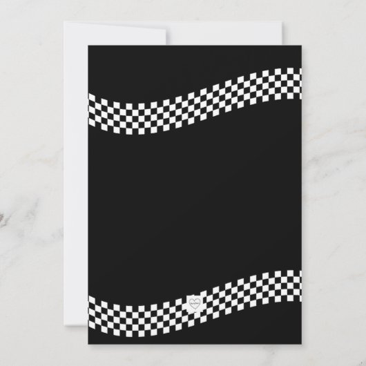 In Third Gear, Racing 3rd Birthday Kaart (Achterkant)