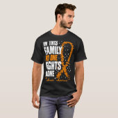 In This Family No One Fight Alone Leukemia Awarene T-shirt (Voorkant volledig)