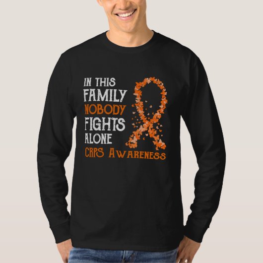 In This Family Nobody Fights Alone CRPS T-shirt (Voorkant)