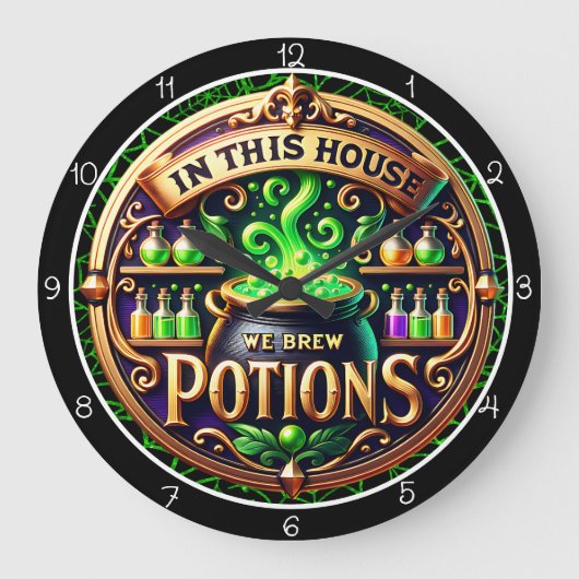 In This House Brew Potions Grote Klok (Voorkant)