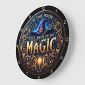 In This House We Believe Magic Grote Klok (Hoek)