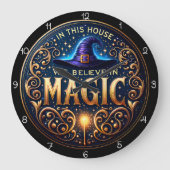 In This House We Believe Magic Grote Klok (Voorkant)