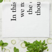 In This House We Narrate The Dogs Thoughts Theedoek (Gevouwen)