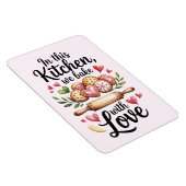 In This Kitchen We Bake With Love Magnet – Cute  Magneet (Rechterzijde)