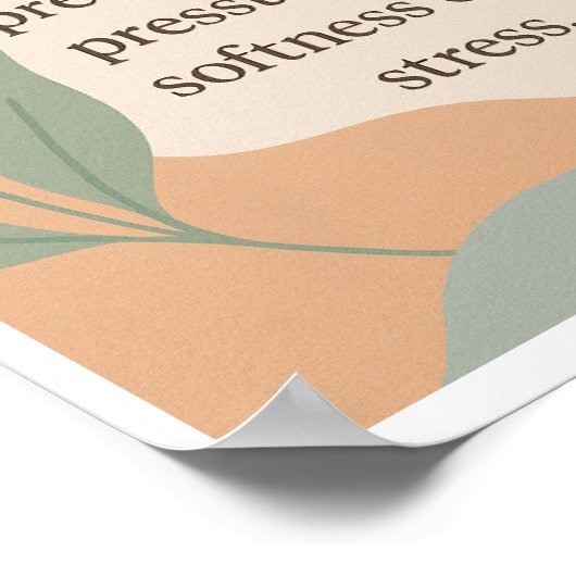 In This Moment I Let Go-Affirmation Wall Art Poster (Hoek)