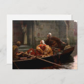 In tijd van Peril, c. 1897, ingediend door Edmund Briefkaart (Voorkant / Achterkant)