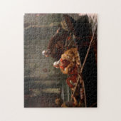 In tijd van Peril, c. 1897, ingediend door Edmund  Legpuzzel (Verticaal)