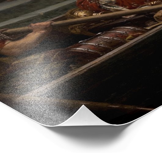 In Time of Peril, 1897 by Edmund Blair Leighton Foto Afdruk (Hoek)