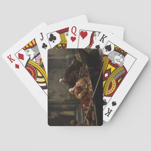 In Time of Peril, 1897 by Edmund Blair Leighton Pokerkaarten (Achterkant)