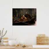 In Time of Peril, 1897 by Edmund Blair Leighton Poster (Keuken)