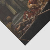 In Time of Peril, 1897 by Edmund Blair Leighton Tissuepapier (Detail)