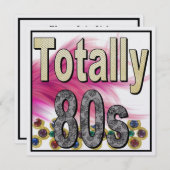 In totaal 80 jaar uitnodiging (Voorkant / Achterkant)