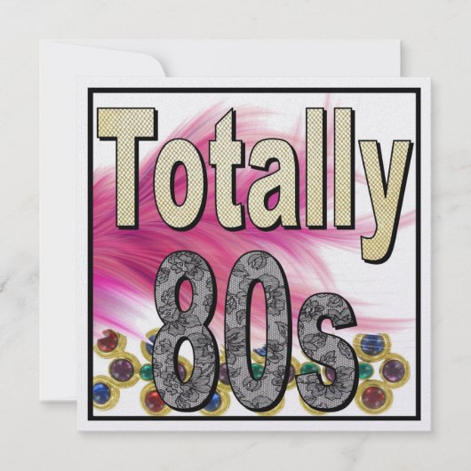 In totaal 80 jaar uitnodiging (Voorkant)