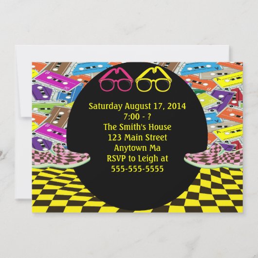 In totaal 80-jarige uitnodigingen (Voorkant)