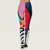 In totaal 80 seconden gekleurde blokkleuren leggings (Achterkant)