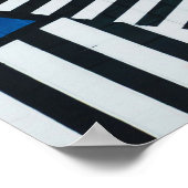 In totaal 80 seconden gekleurde blokkleuren poster (Hoek)