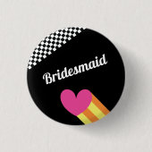 In totaal 80 seconden Hart en Gecontroleerd Wedden Ronde Button 3,2 Cm (Voorkant)