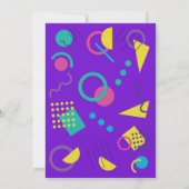 In totaal begin jaren 80, uitnodiging van de Birth (Achterkant)