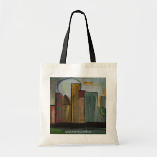 "In Town" Grocery bag van Kim Anderson Art Tote Bag