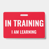 In training badge (Achterkant)