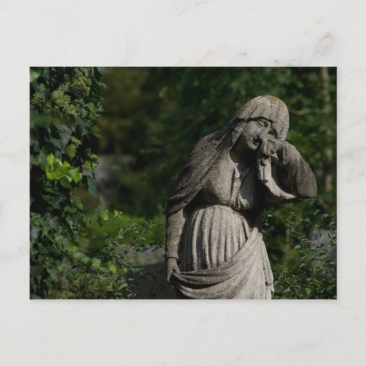 in tranen briefkaart (Voorkant)