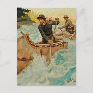 In Troebel Water Westerse Kunst van Philip R Goodw Briefkaart