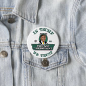 In Trump vertrouwen we Ronde Button 7,6 Cm (In situ)