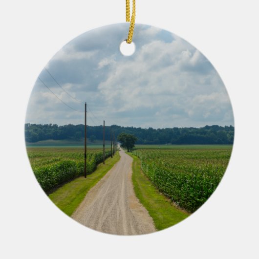 In tussen Corn-velden Keramisch Ornament (Voorkant)