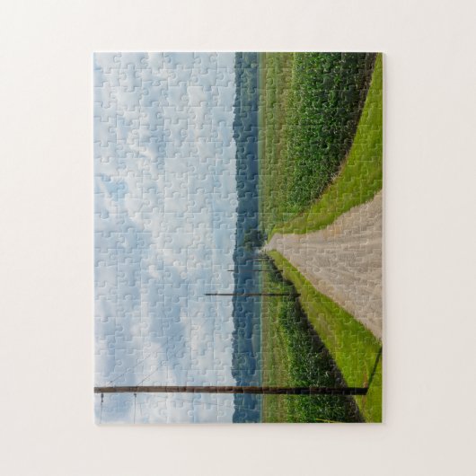 In tussen Corn-velden Legpuzzel (Verticaal)