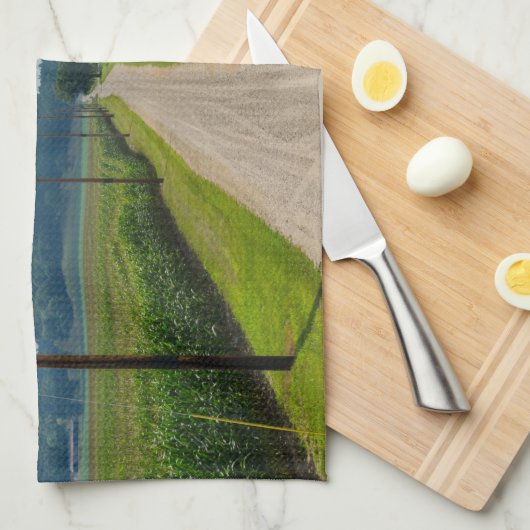 In tussen Corn-velden Theedoek (Quarter Fold)