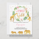 In twee delen van het Oerwoud van de uitnodiging t (Voorkant)