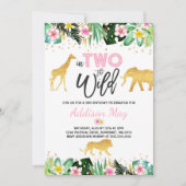 In twee delen van het Oerwoud van de uitnodiging t (Voorkant)