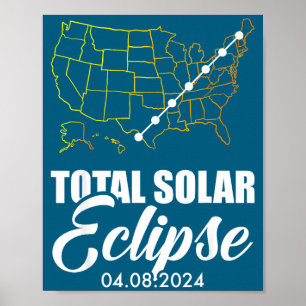 In Tweemaal Lifetime Zonne-eclipse Zonne-energie Poster
