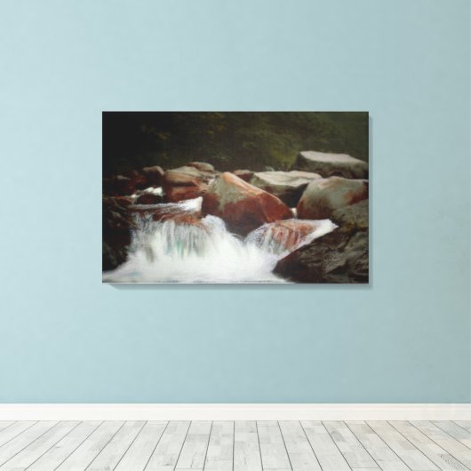 In twijfel over de druk op de Springtime Canvas Afdruk (Insitu (Houten vloer))