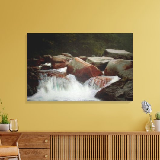 In twijfel over de druk op de Springtime Canvas Afdruk (Insitu (Woonkamer))