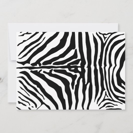 in TWO: de Wilde Tweede verjaardag Safari Party vo Kaart (Achterkant)