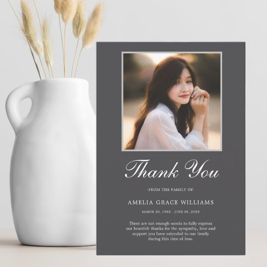 In uitvoering dank je kaart