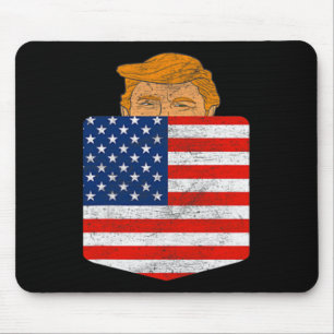 In uw zak Verkiezing van de VS Trump voor 2024 4e  Muismat