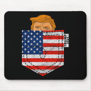 In uw zak Verkiezing van de VS Trump voor 2024 4e Muismat