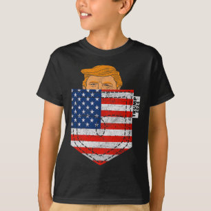 In uw zak Verkiezing van de VS Trump voor 2024 4e T-shirt