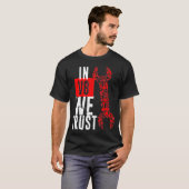 In V8 Vertrouwen we Funny nood Mechanic Pap T-shirt (Voorkant volledig)