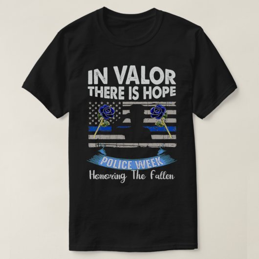 In Valor heeft de Hoop Nationale Politie ons ontho T-shirt (Design voorkant)