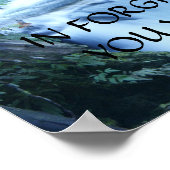 IN VERGELIJKING ZAL JE VREDE VINDEN... Religieuze  Poster (Hoek)