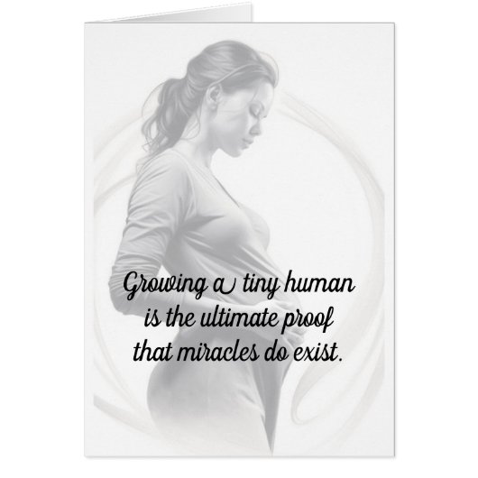 In verwachting, gefeliciteerd met je Kaart (Voorkant)