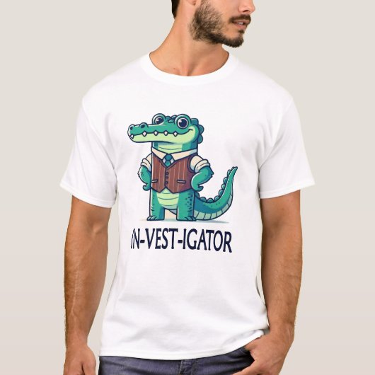 In-Vest-Igator T-shirt (Voorkant)