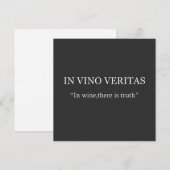 In vino veritas (Voorkant / Achterkant)