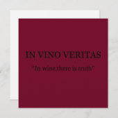 In vino veritas (Voorkant / Achterkant)