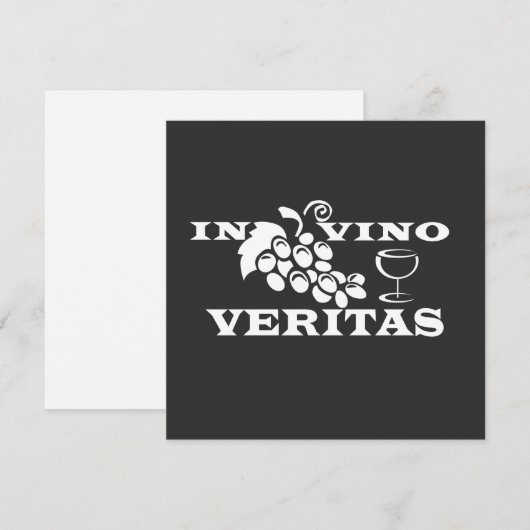In vino veritas (Voorkant / Achterkant)
